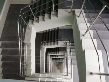 Ограждение эвакуационной лестницы ,Конгресс Холл